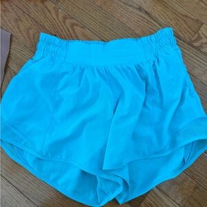 lululemon athletica Turquoise Athletic Shorts
